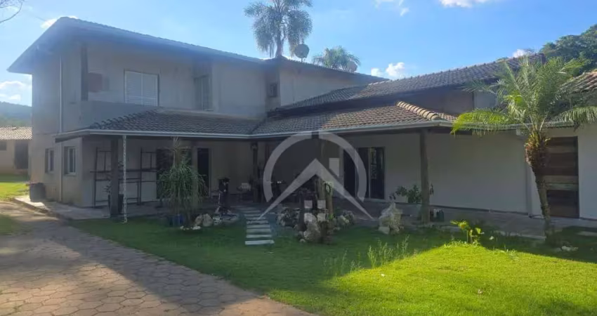 Chácara com 7 dormitórios para alugar, 5000 m² por r$ 10.000,00/mês - estância santa maria do portão - atibaia/sp
