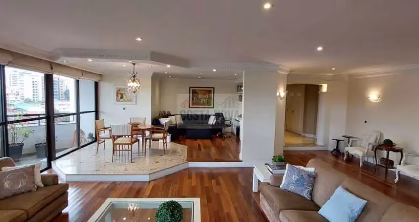 Apartamento à venda de alto padrão com vista para o vale do pacaembu, 4 suítes, 4 vagas com 300m²