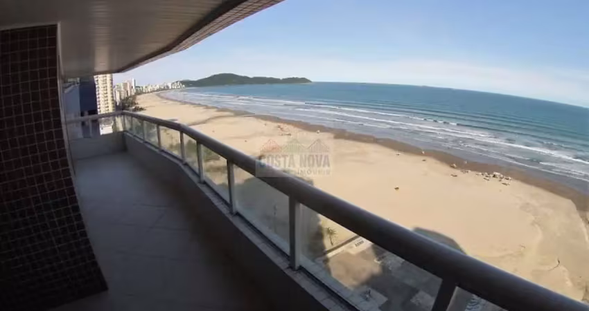 Apartamento à venda de 174 m² - 3 suítes - frente  mar - aviação - praia grande - sp.