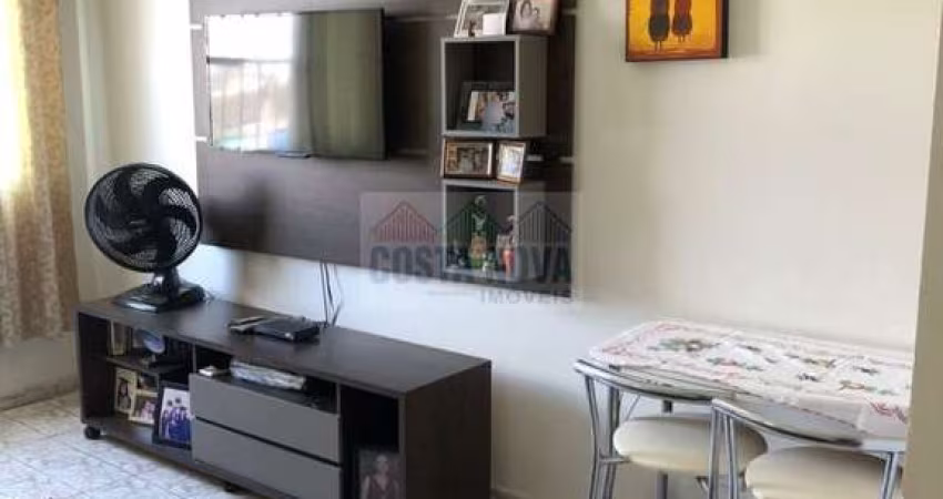 Apartamento de 63m², com 1 quarto, sala, cozinha, banheiro e garagem