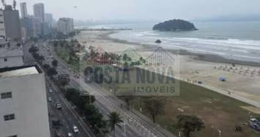Kitnet à venda com 19m², 1 dormitório, 1 banheiro e 2 elevadores, frente ao mar - Porteira Fechada
