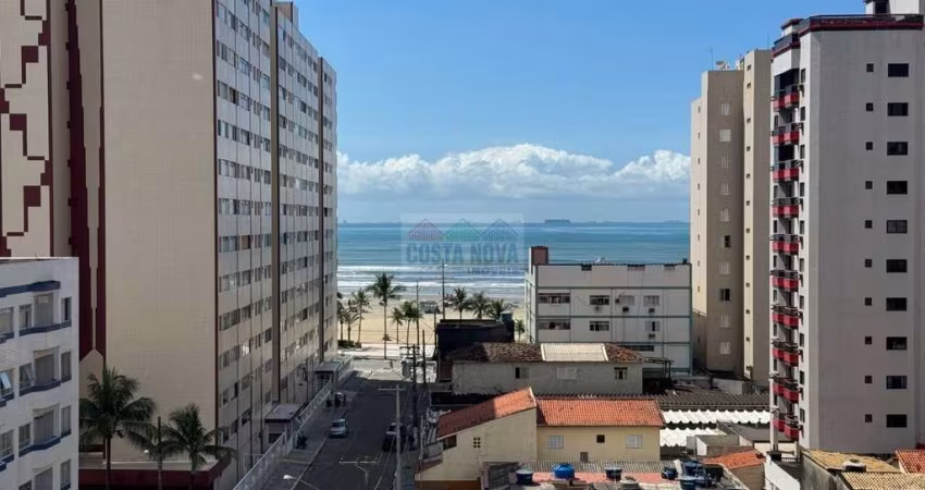 Apartamento de 109 m², 3 suítes, vista mar, 2 vagas, lazer completo, Guilhermina - Praia Grande