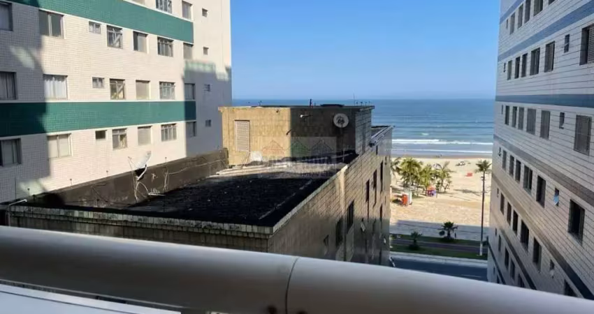 Apartamento de 126 m² com 3 suítes uma vaga vista Mar Praia Grande  - Tupi
