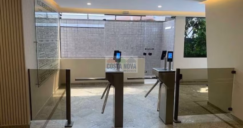 Excelente conjunto comercial no bairro Boqueirão em Santos, 2 elevadores, 2 salas, 1° andar