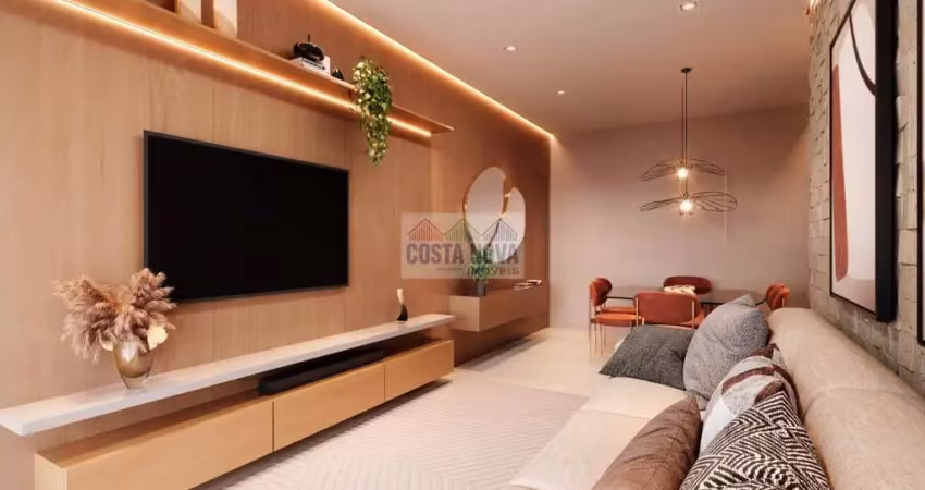 Lançamento no Embaré, 2 Suites, 96m², sala para 2 ambientes,  2 banheiros