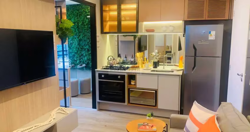 Lançamento - apartamentos de 43 m2, com 2 quartos, sala, cozinha integrada no campo belo