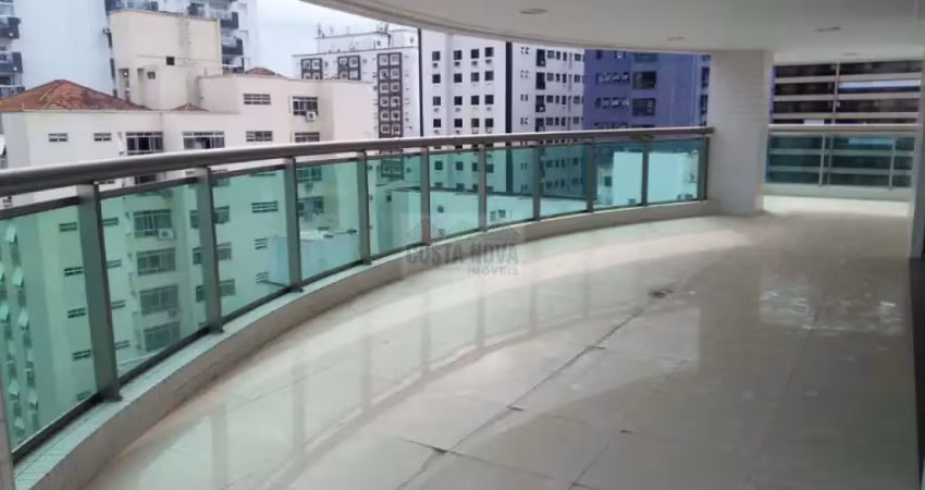 Um sonho de apartamento. 488 m² com vista para o mar!  ponta da praia, santos