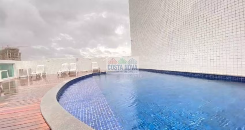 Apartamento à venda com 42m², 1 quarto (suíte), com lavabo e 1 vaga em Marapé - Santos
