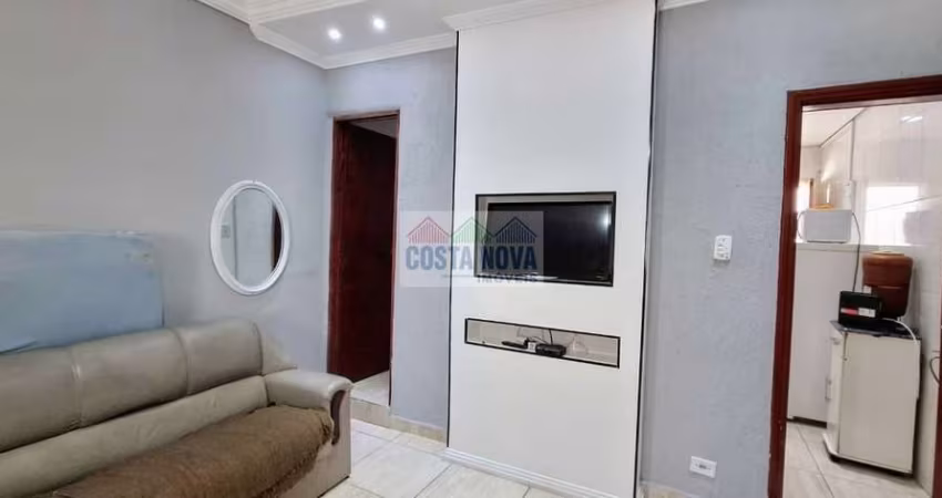 Kitnet com 42 m² no centro do Boqueirão em Praia Grande