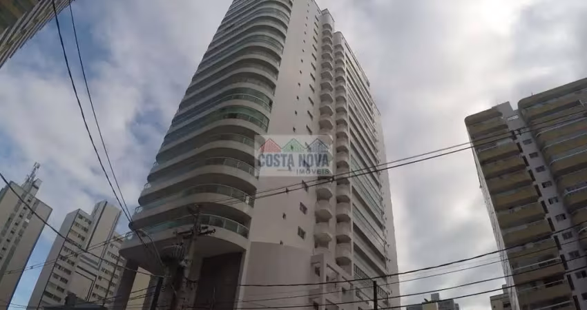 Apartamento com 3 dormitórios, 4 banheiros, 1 vaga. 170 metros da praia, vila tupi