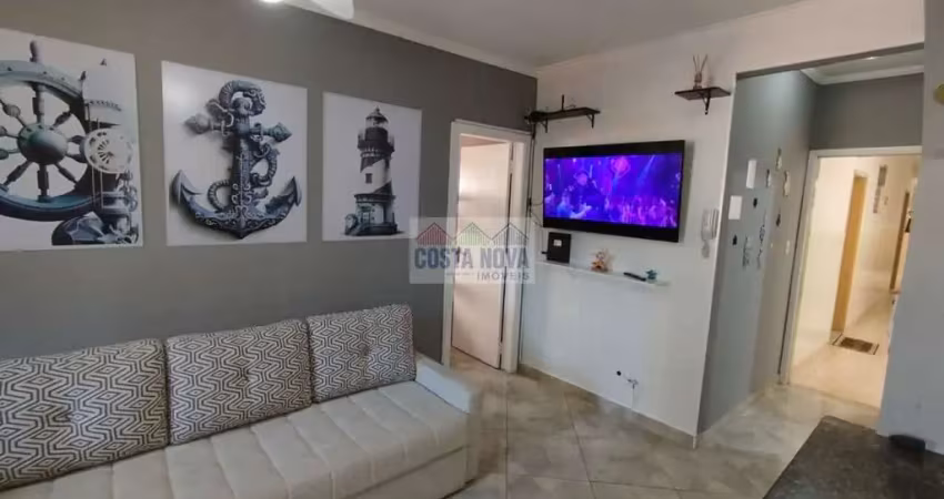 Apartamento 51m2 - aviação - 02 dormitórios - mobiliado - 02 quadras da praia