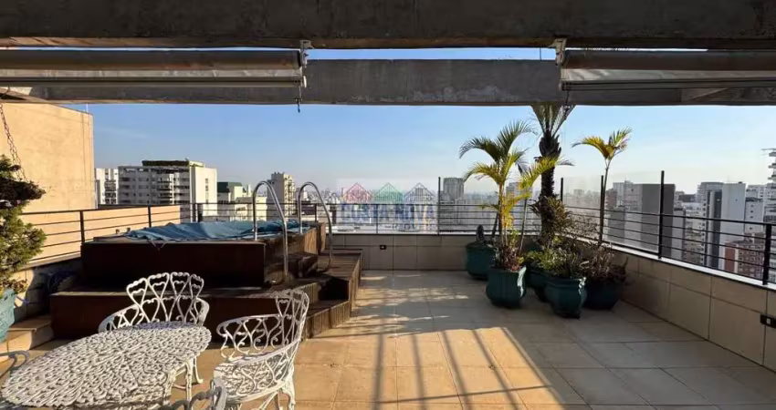 Cobertura exclusiva com vista incrível, jacuzzi e varanda gourmet