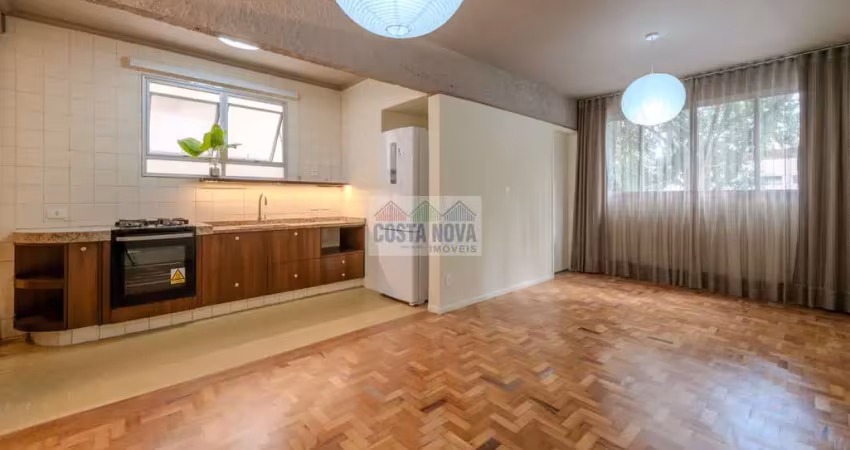 Apartamento semi mobiliado com 39,71m², 1 quartos, 1 sala, 1 banheiro e 1 vaga no bairro bela vista
