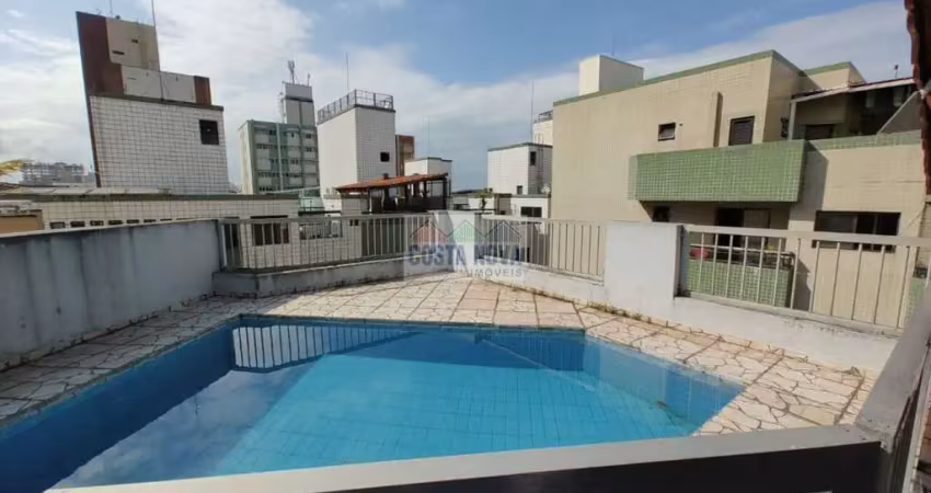 Cobertura duplex à venda, 2 dormitórios com dependência ? praia grande (praia da tupi)