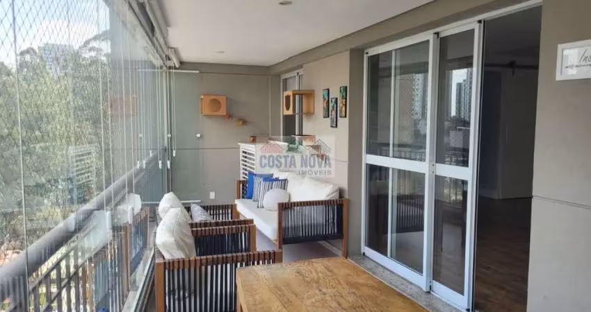 Apartamento alto padrão com 3 suítes e 3 vagas na vila andrade