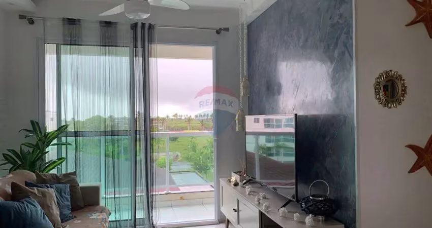 Apartamento 3 quartos mobiliado no palm village acqua em muro alto - pe