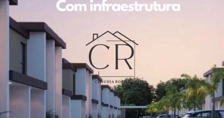 Lançamento em Buraquinho! Lindo Village em condomínio fechado!
