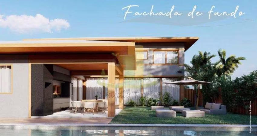 Casa com 5 suítes em condomínio fechado na Praia do Forte: A praia mais visitada do Brasil!