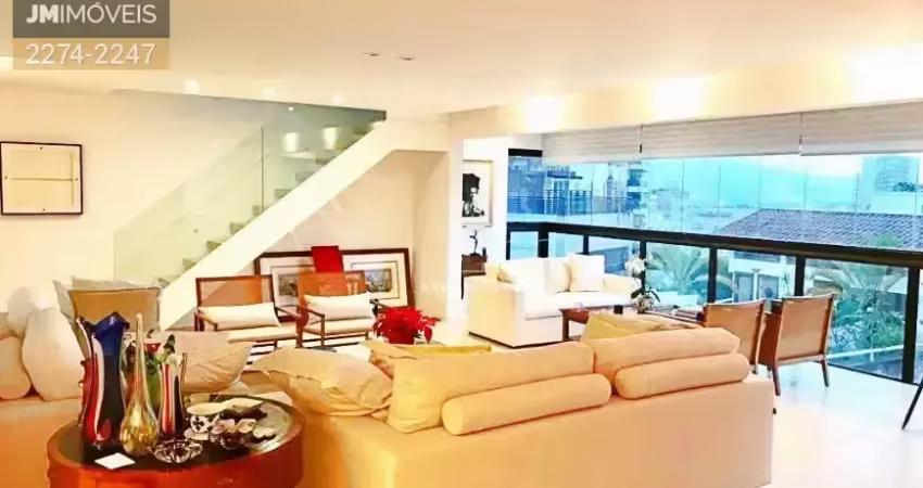 Cobertura para venda, Duplex, 500m2, 4 suítes, 3/4 vagas.