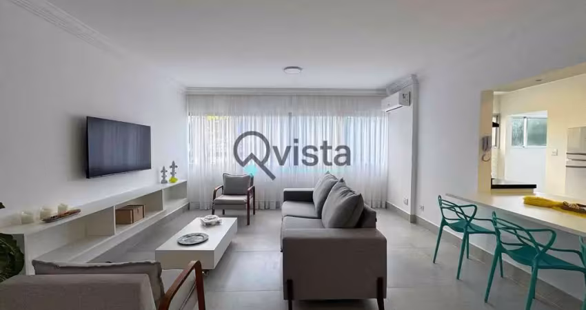 Apartamento finamente reformado à venda nas asturias no guarujá | qvista inteligência imobiliária g