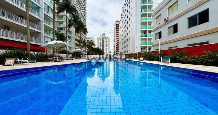 Apartamento 2 dormitórios com vista mar  à venda na astúrias no guarujá | qvista inteligência imobi