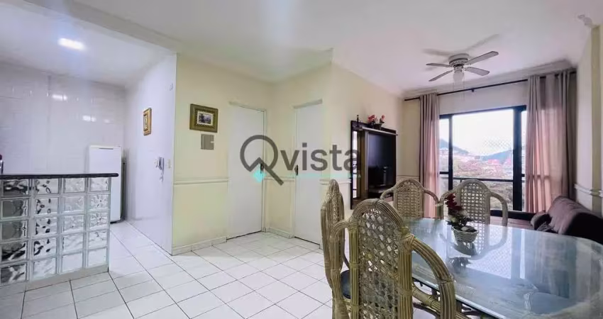 Apartamento 1 dormitório, sacada ampla, laser completo com piscina à venda na enseada no guarujá |