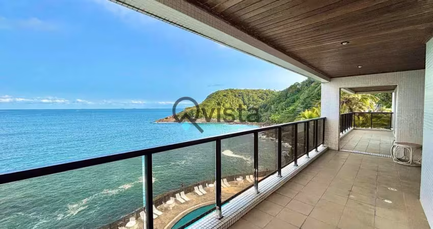 Apartamento duplo frente mar à venda na enseada no guarujá | qvista inteligência imobiliário