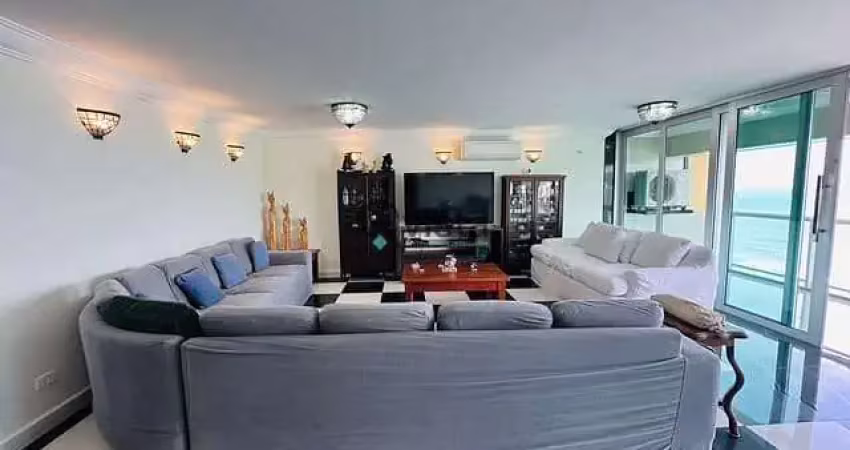 Apartamento à venda, frente ao mar pitangueiras, guarujá, sp | qvista inteligência imobiliária guar