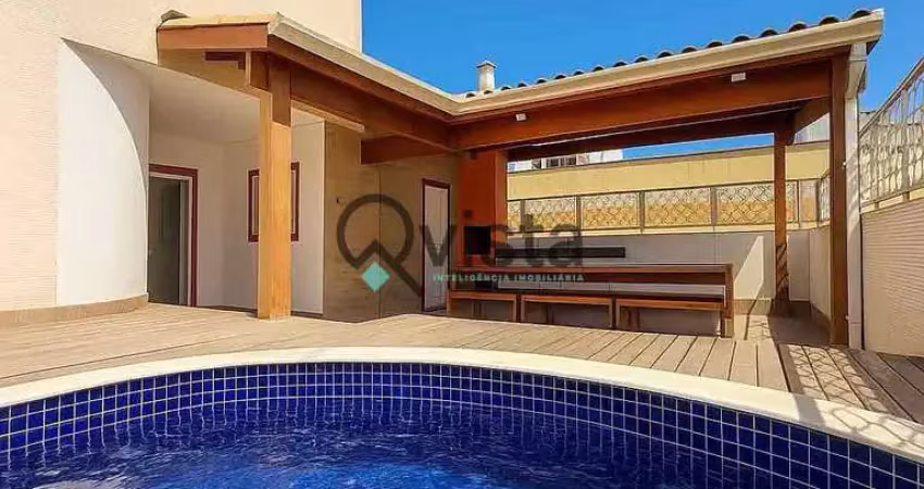 Cobertura / penthouse com piscina e churrasqueira à venda na asturias no guarujá  | qvista inteligê