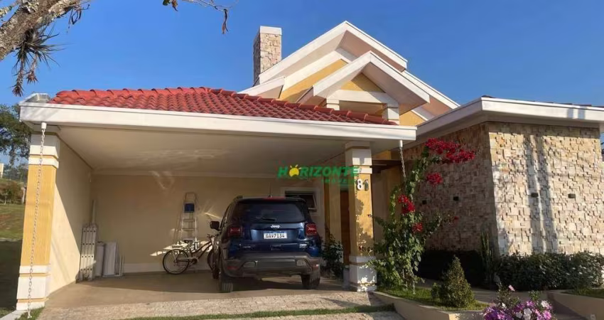 Casa térrea em condomínio alto padrão, 4 dormitórios 1 suíte em Caçapava SP