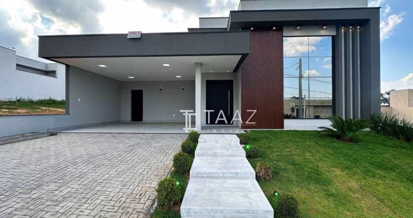 Casa com 3 suítes, sendo 1 Master com Closet à venda, 185 m² por R$ 1.590.000,00 - Condomínio Residencial Milano - Indaiatuba/SP