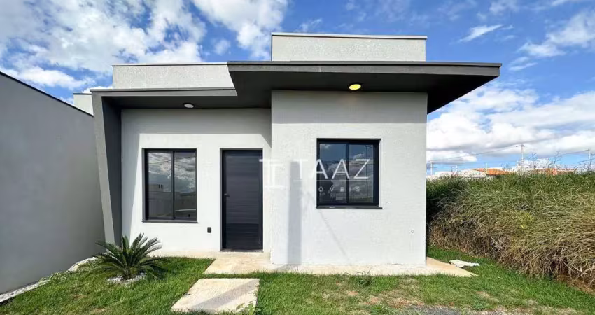Casa com 2 dormitórios, sendo 1 suíte à venda, 56 m² por R$ 410.000,00 - Jardim das Araras - Indaiatuba/SP