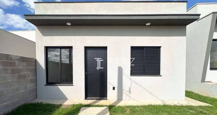 Casa com 2 dormitórios, sendo 1 suíte à venda, 56 m² por r$ 410.000,00 - jardim das araras - indaiatuba/sp
