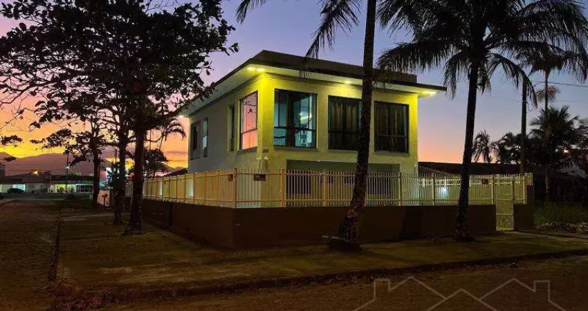 Ref.: r-227 - excelente residência em 2 pavimentos á uma quadra do mar no balneário riviera