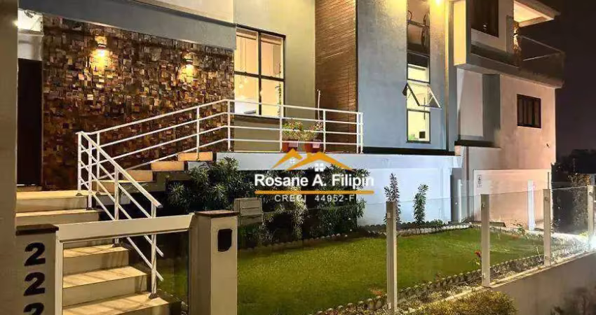 Casa com 3 dormitórios à venda, 281 m² - pinheirinho - criciúma/sc