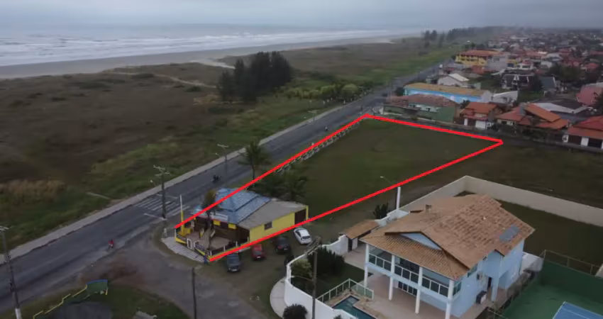 Ilha comprida/sp lote comercial a venda frente para o mar com  1.655,00 m2 balneário sulmar