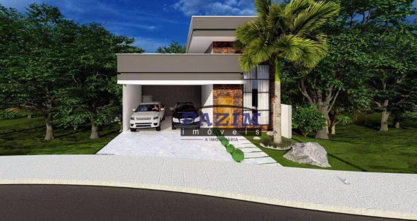 Casa térrea com 3 suítes à venda, 272 m² - Condomínio Portal do Bosque - Louveira/SP