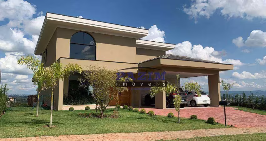Casa com 4 dormitórios à venda, 432 m² por r$ 4.500.000,00 - condomínio campo de toscana - vinhedo/sp