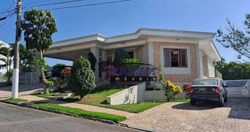 Casa com 3 suítes à venda, 625 m² - condomínio portal do lago - valinhos/sp