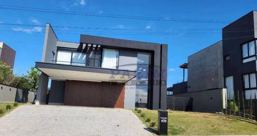 Casa com 4 dormitórios à venda, 550 m² - condomínio campo de toscana - vinhedo/sp