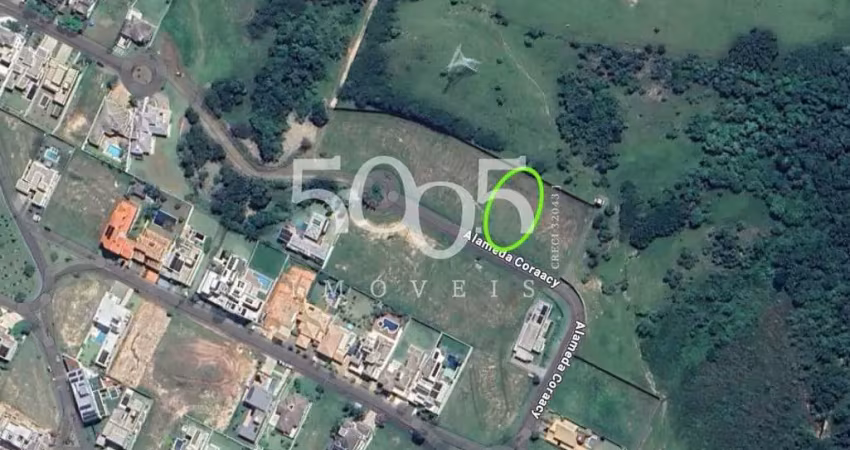 Terreno à venda no condomínio xapada em itu com 846m², excelente topografia e boa localização.