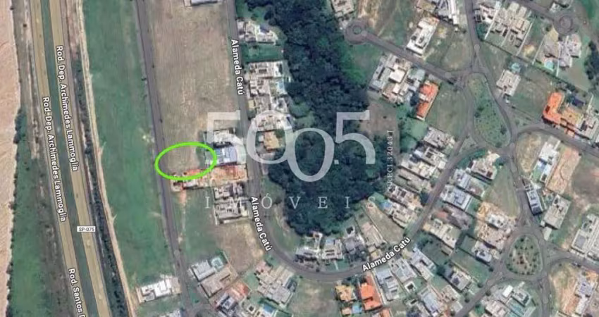 Terreno à venda no condomínio xapada em itu com 860m², excelente topografia e boa localização.