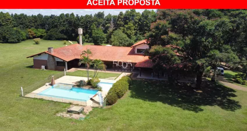 Sítio da lua à venda no condomínio altos de itu, 7 dorms (5 suítes), 600m² construídos em um terreno de 20.000m²
