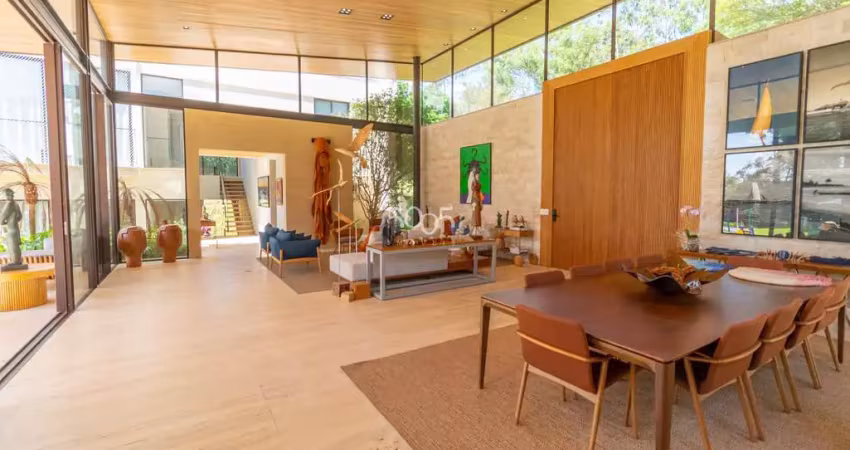 Com uma arquitetura contemporânea e sutil projetada pelo renomado arquiteto caio bandeira, essa casa une elementos naturais e mobiliários ornare