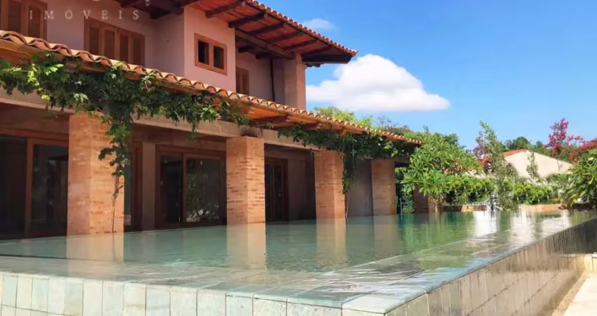 Casa à venda no condomínio terras de são josé i com 1000m² de área construída, sendo 2400m² de área total. com arquitetura colonial, construído com