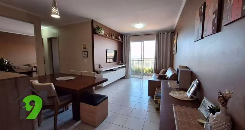 Apartamento com 3 dormitórios à venda, 71 m² por r$ 450.000 - residencial morada dos pinheiros - jardim maria de fátima - várzea paulista/sp