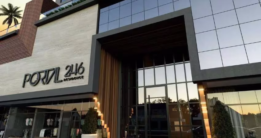 Portal 246 residence – estrutura completa e alto padrão em meia praia
