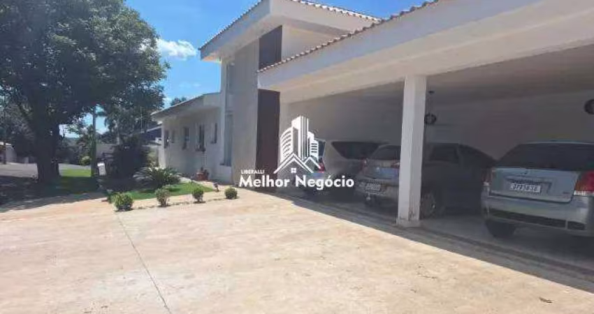 Linda Casa/Chácara 315 m² de construção, à venda, 3 Dormitórios (Quartos), no Condomínio Colinas de Piracicaba -Piracicaba/SP