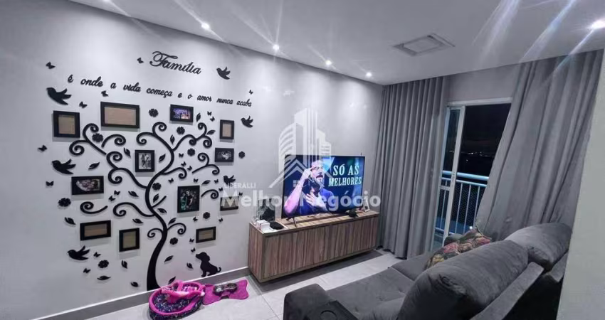 Apartamento à Venda com 02 dormitórios com suíte, no condomínio Unique Residence, no Jardim Santa Izabel, em Hortolândia, SP.