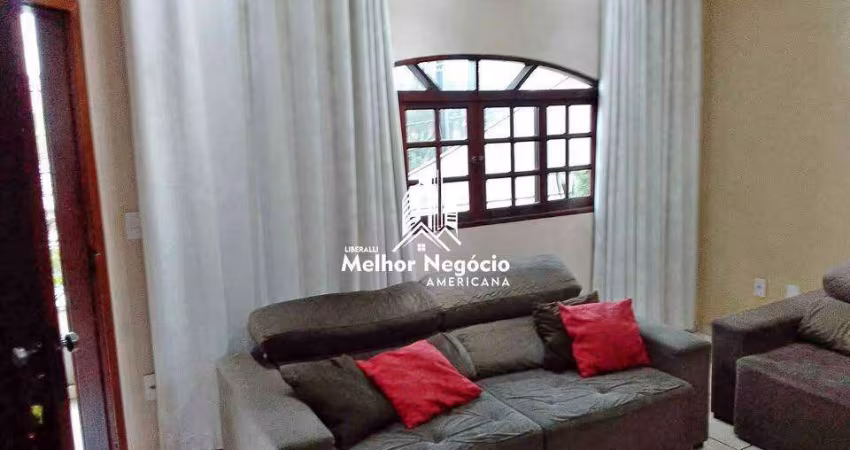 Casa assobradada de 140m² de 2 dormitórios no Parque das Nações em Americana/ SP